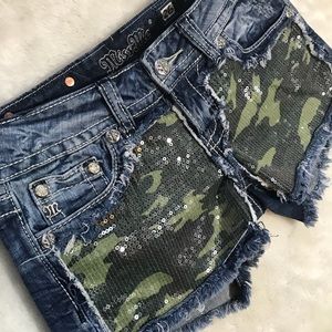 Miss me camp size 26 sequin shorts
